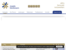 Tablet Screenshot of magdableckmann.at